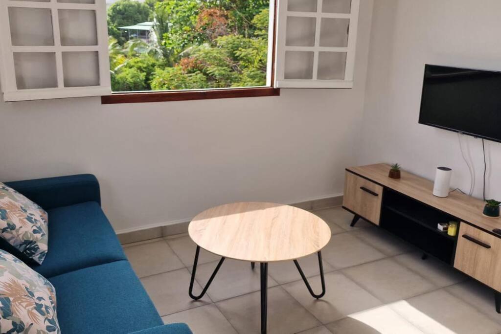Joli T2 En Bas De Villa Vue Jardin Et Mer Vieux-Habitants Ngoại thất bức ảnh